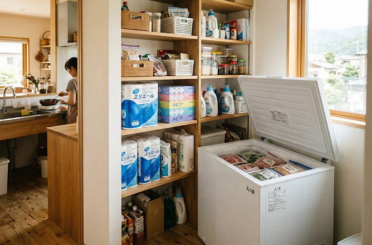 コストコが近い南アルプス市──冷凍庫の置き場所を確保しておく