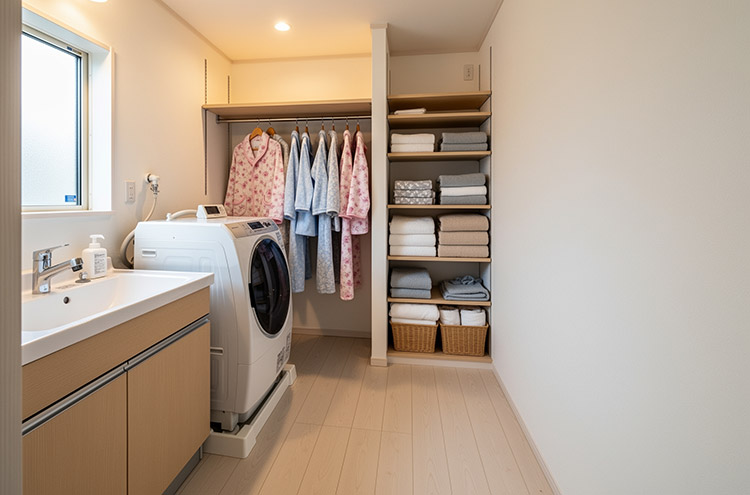洗面所まわり──下着とパジャマの「置き場所」が盲点