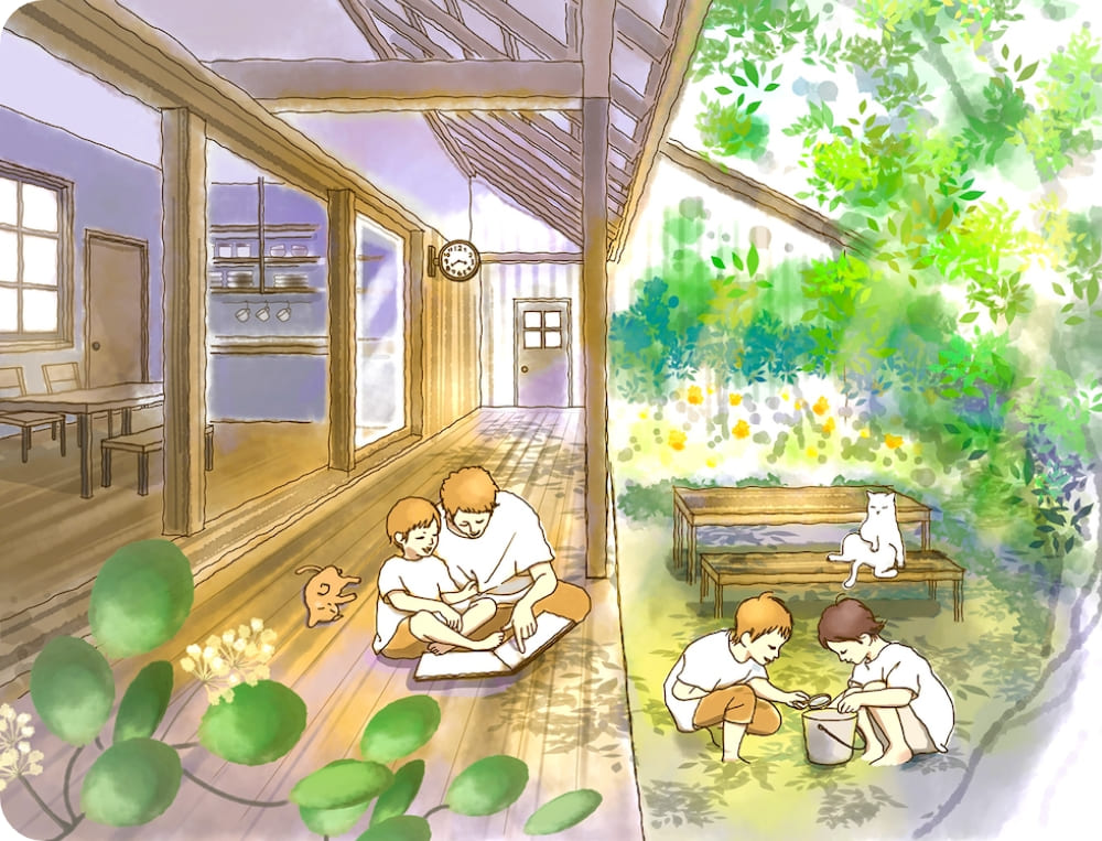 家族の絆が深まる、心豊かな空間