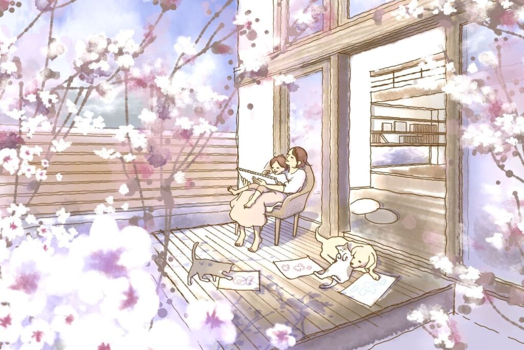 四季と暮らす縁側のある家