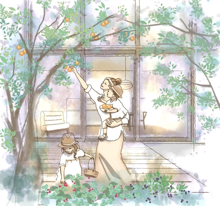 現代建築にもっと春夏秋冬を。