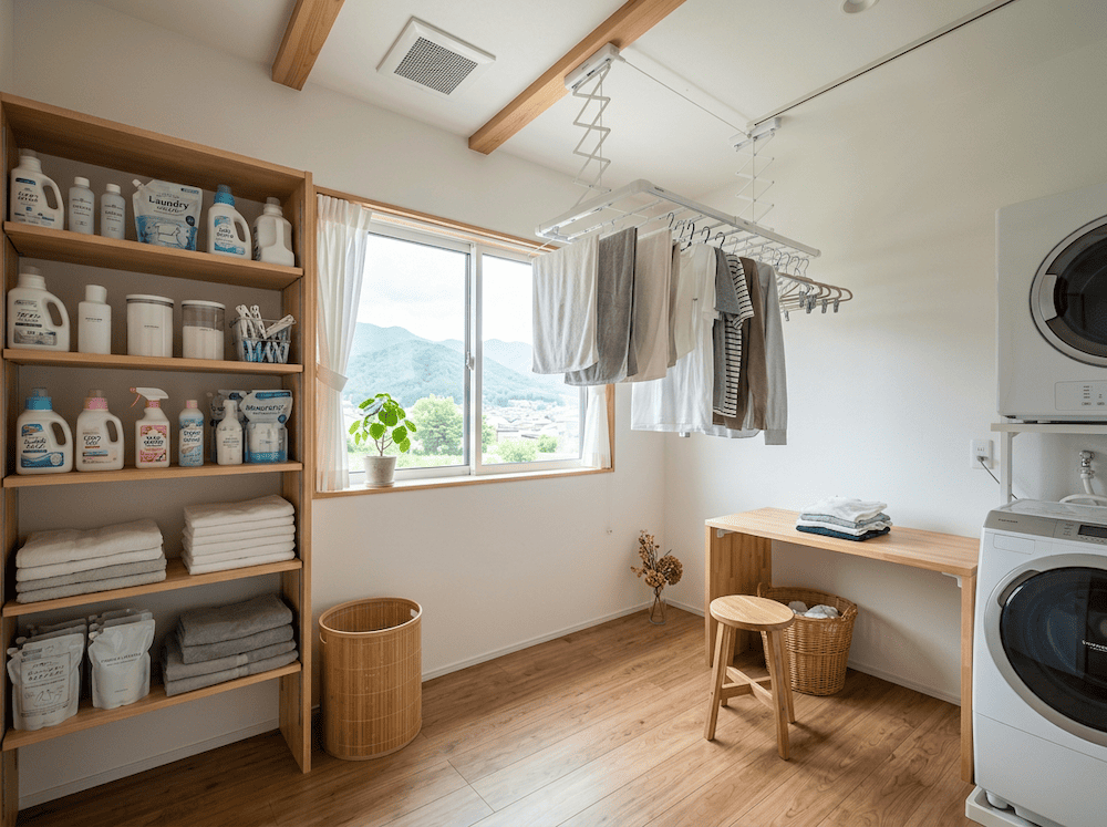 使いやすいランドリールームの一例
