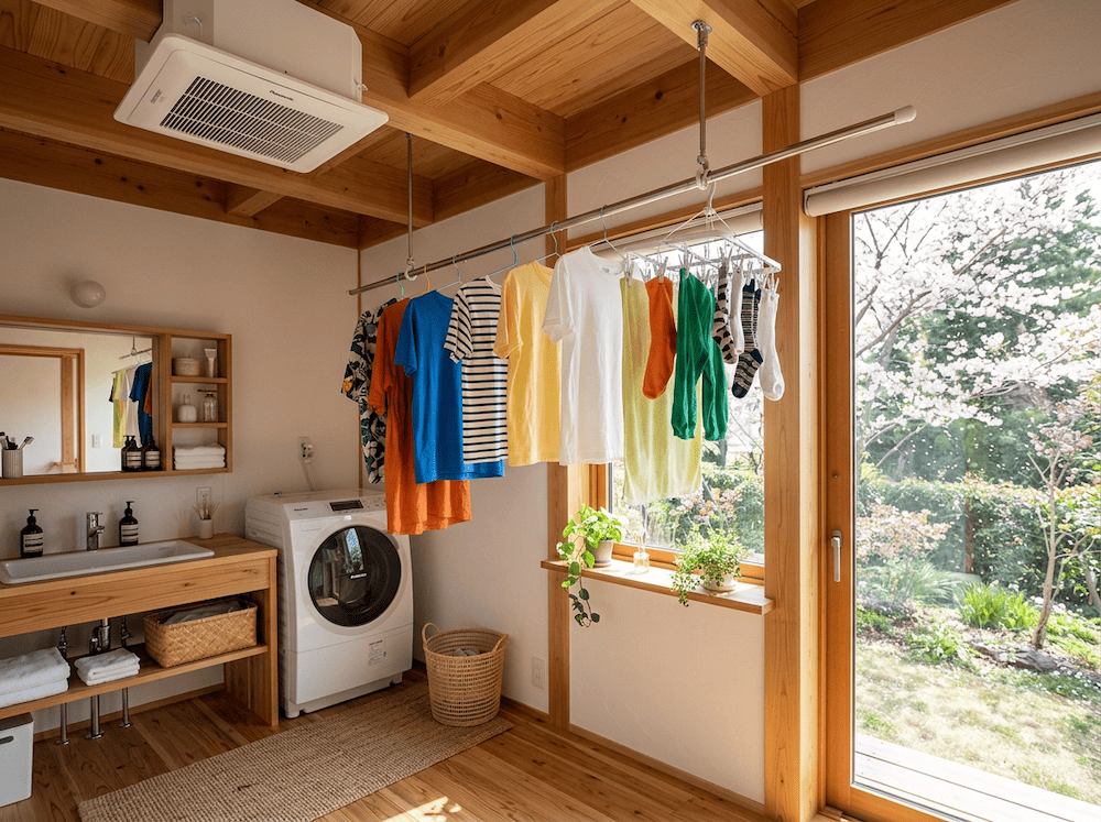 室内干しの居場所のイメージ